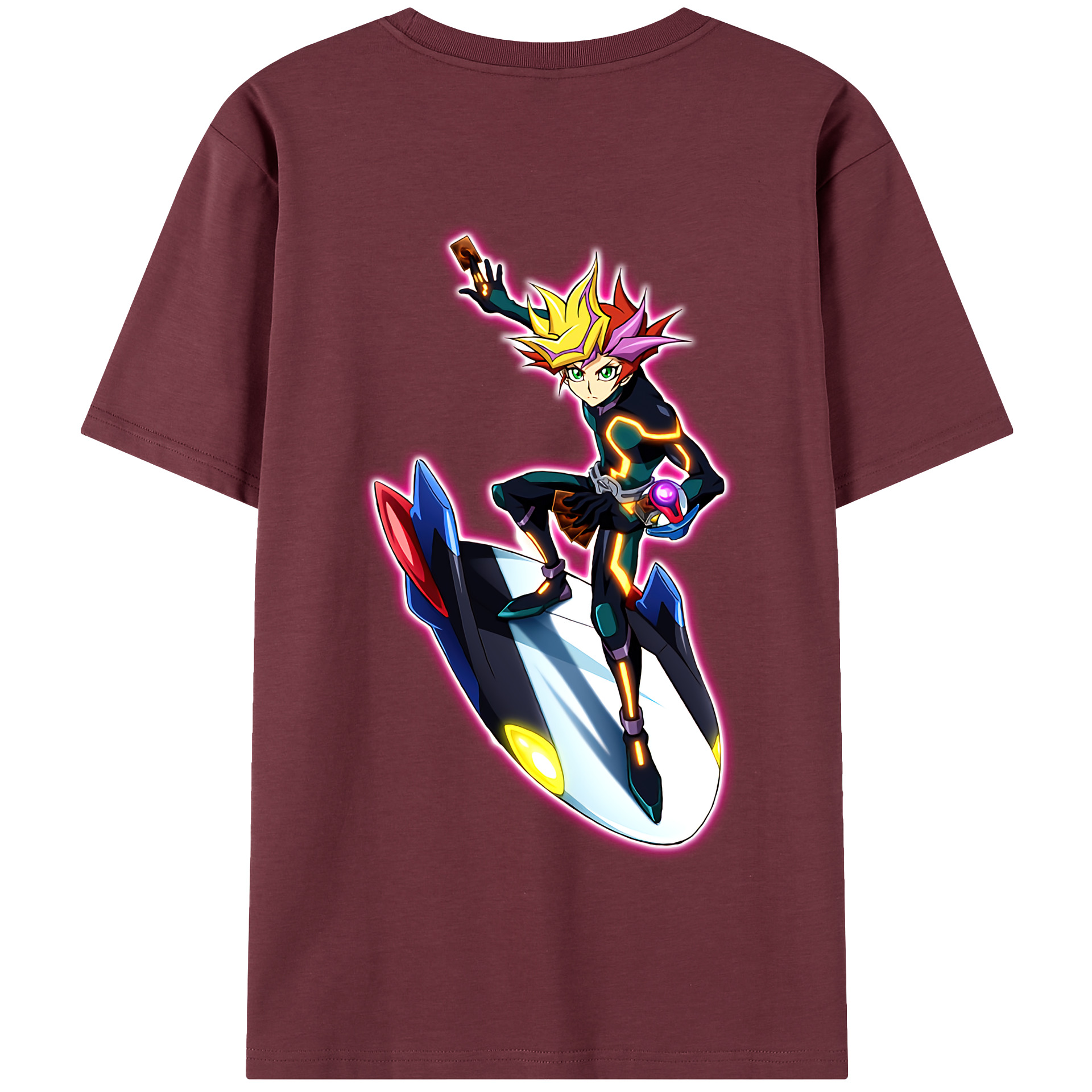 （画像用） 遊☆戯☆王 Yu-Gi-Oh! 綿100％半袖Tシャツ（背面プリント）